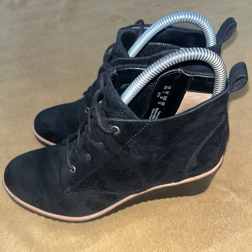 Abella True Comfort Women Professional Wedge Shoe Black Size 6 M Shoes Business - Picture 10 of 16